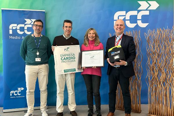 FCC Medio Ambiente obtains the "Cardio-Protected Company" seal